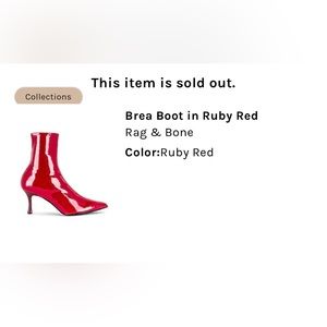 HOT Ruby Red Shiny Ankle Boots!